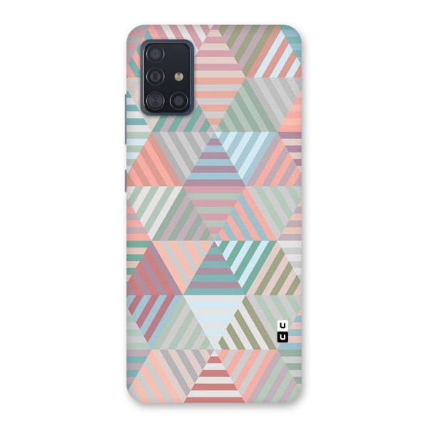 Abstract Triangle Lines Back Case for Galaxy A51