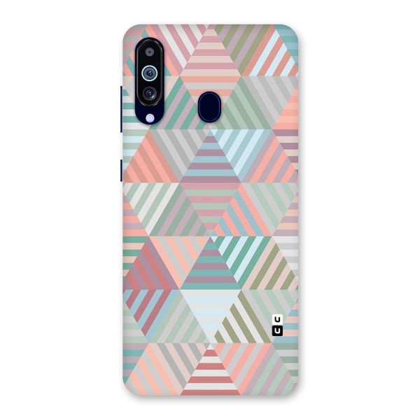 Abstract Triangle Lines Back Case for Galaxy A60