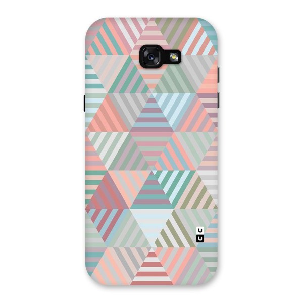 Abstract Triangle Lines Back Case for Galaxy A7 (2017)