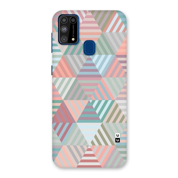 Abstract Triangle Lines Back Case for Galaxy F41