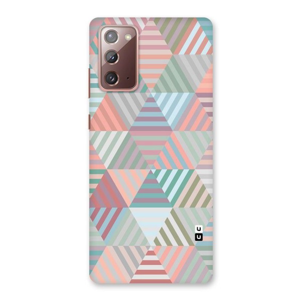 Abstract Triangle Lines Back Case for Galaxy Note 20