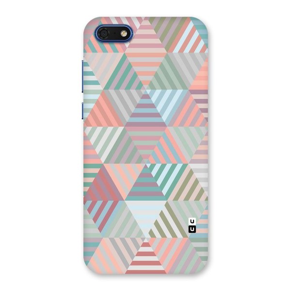 Abstract Triangle Lines Back Case for Honor 7s