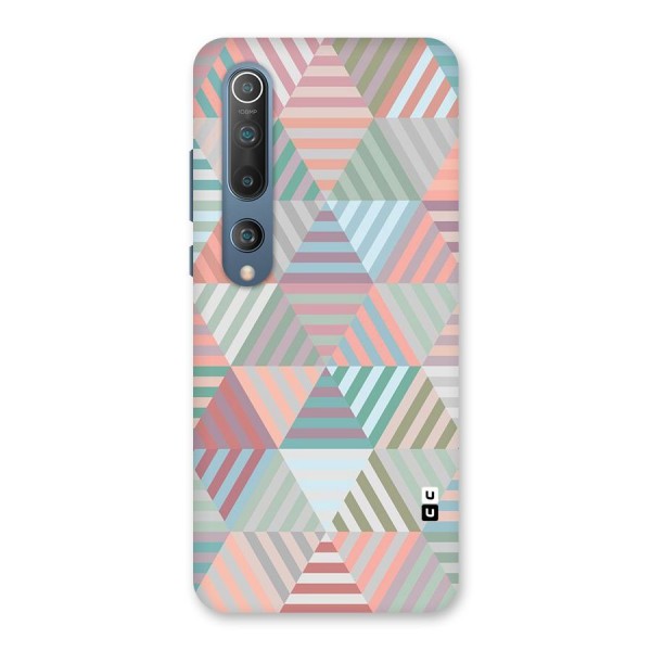 Abstract Triangle Lines Back Case for Mi 10