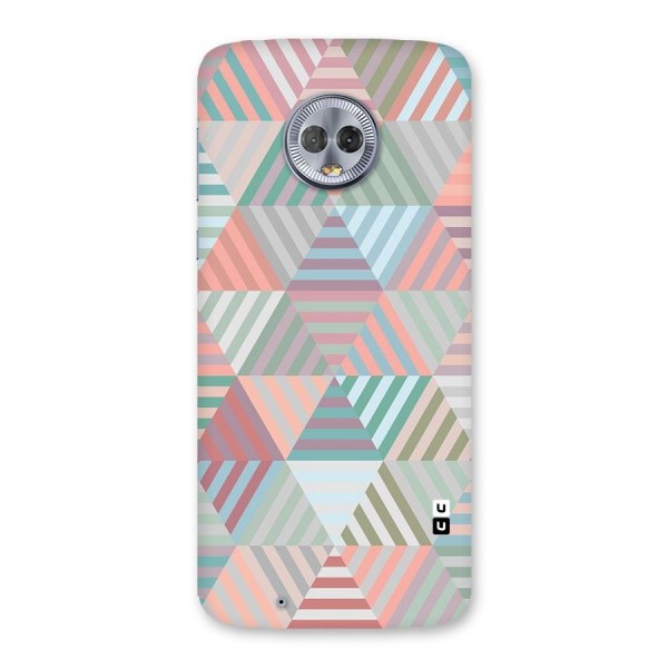 Abstract Triangle Lines Back Case for Moto G6