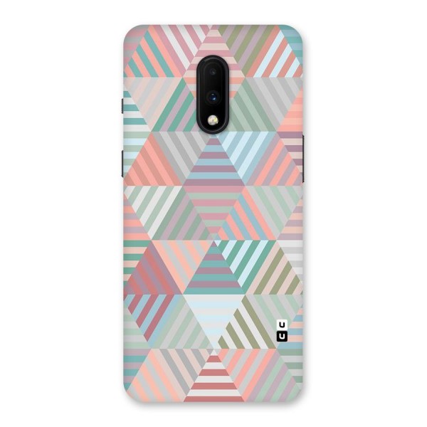 Abstract Triangle Lines Back Case for OnePlus 7