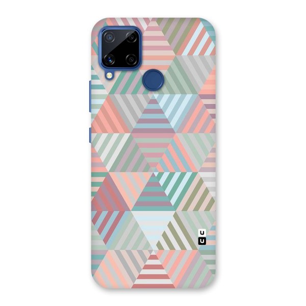 Abstract Triangle Lines Back Case for Realme C12