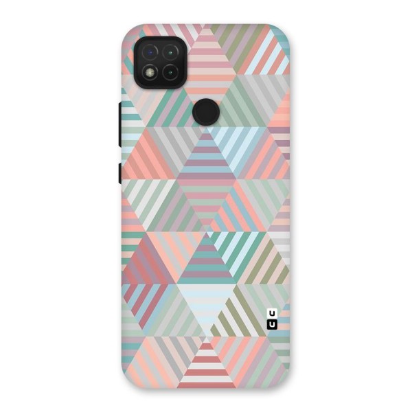 Abstract Triangle Lines Back Case for Redmi 9C