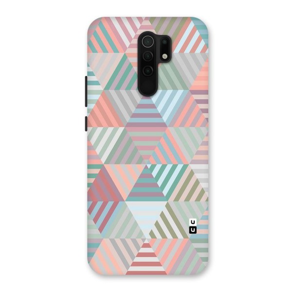 Abstract Triangle Lines Back Case for Redmi 9 Prime