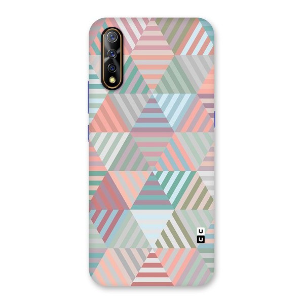 Abstract Triangle Lines Back Case for Vivo S1