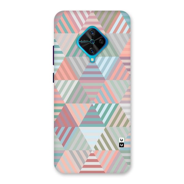 Abstract Triangle Lines Back Case for Vivo S1 Pro