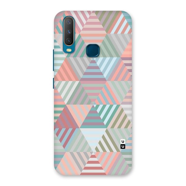 Abstract Triangle Lines Back Case for Vivo Y17