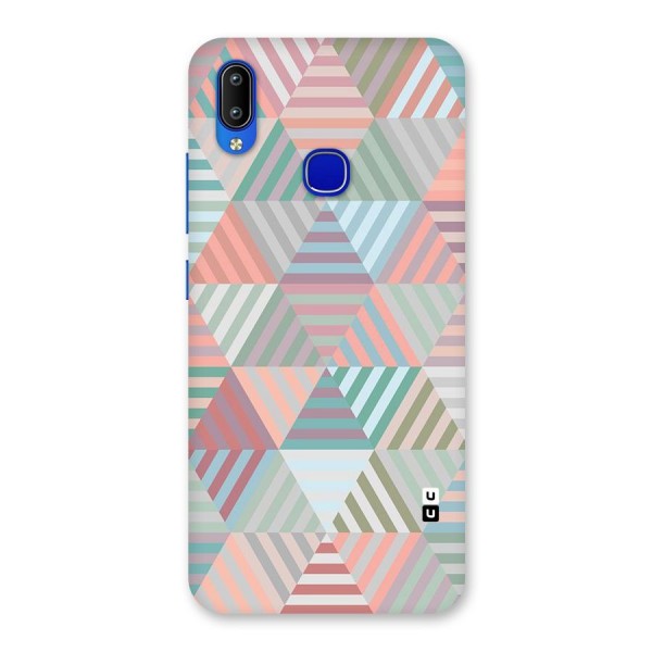 Abstract Triangle Lines Back Case for Vivo Y91