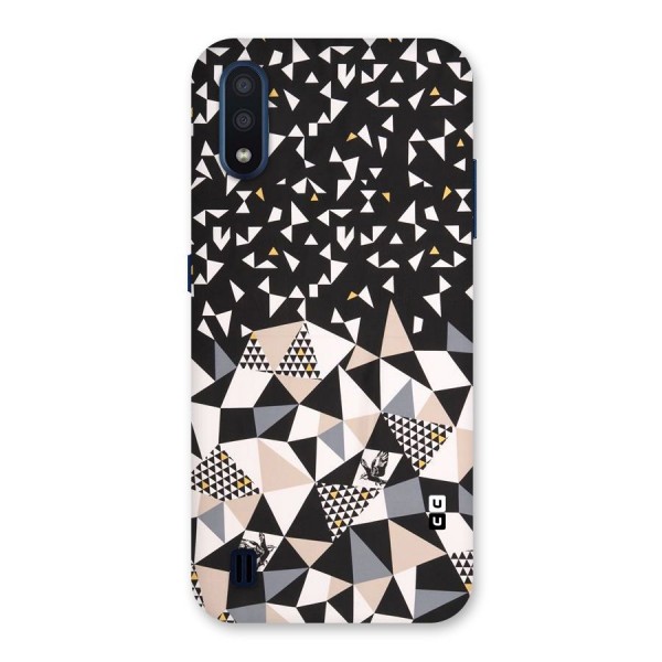 Abstract Varied Triangles Back Case for Galaxy M01