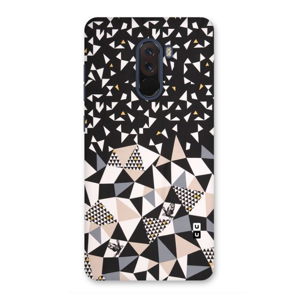 Abstract Varied Triangles Back Case for Poco F1