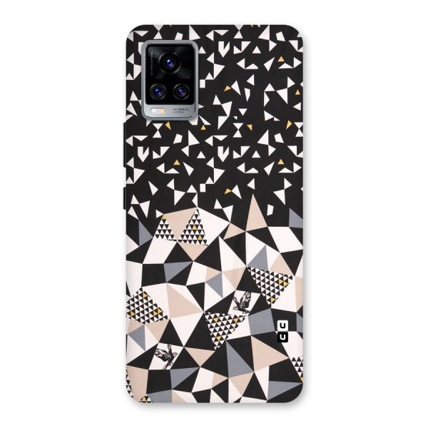 Abstract Varied Triangles Back Case for Vivo V20 Pro