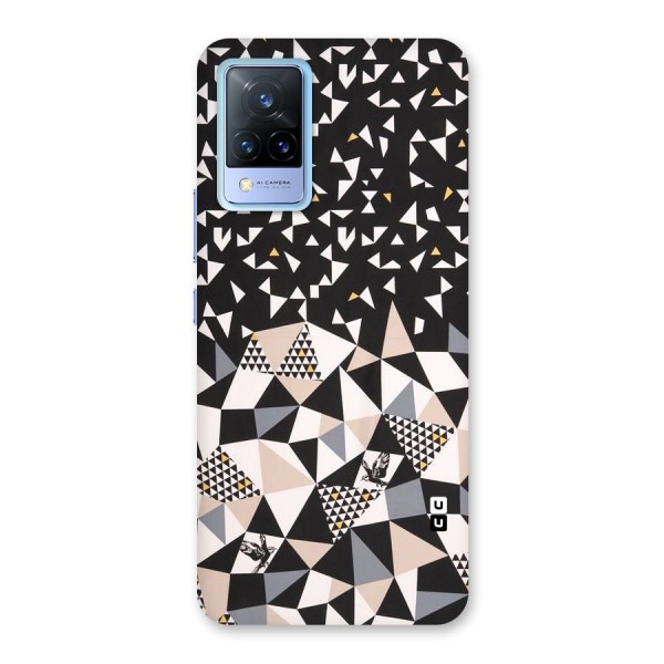 Abstract Varied Triangles Back Case for Vivo V21 5G