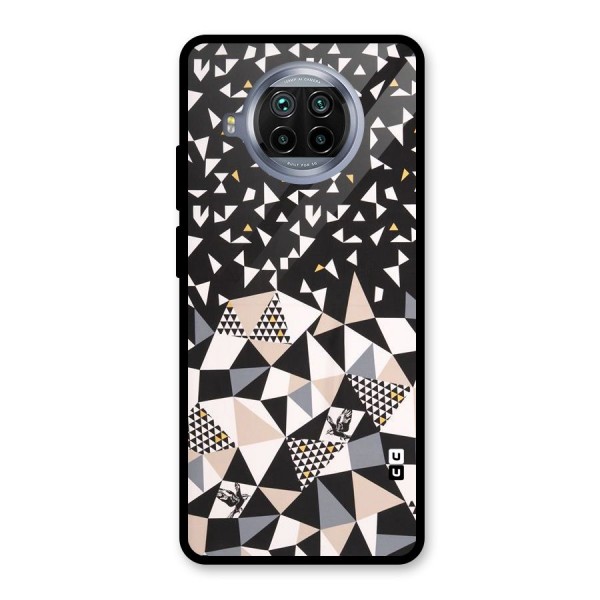 Abstract Varied Triangles Glass Back Case for Mi 10i