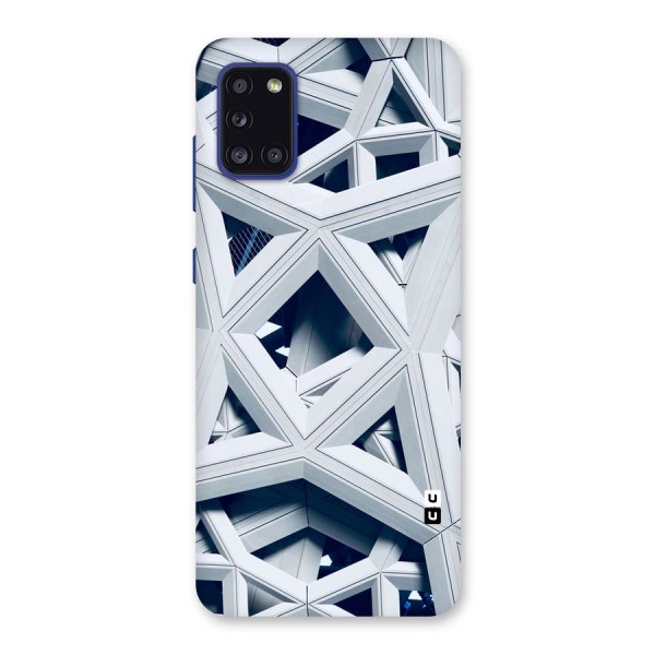 Abstract White Lines Back Case for Galaxy A31