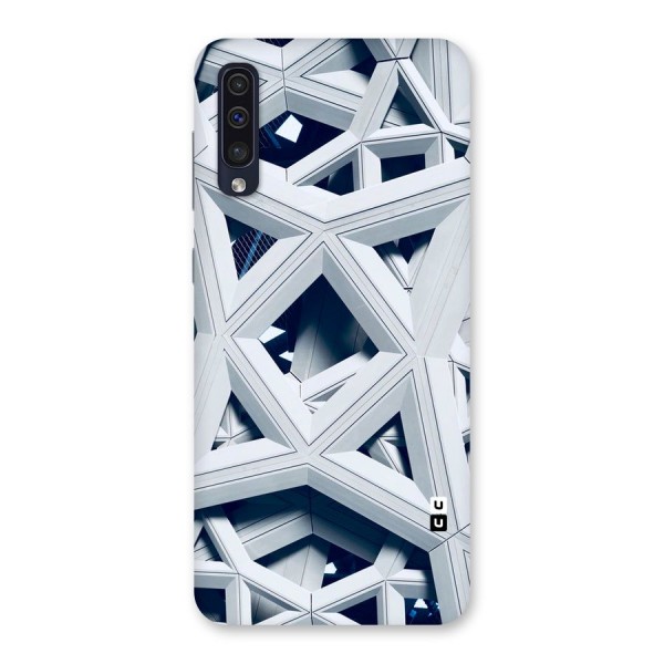 Abstract White Lines Back Case for Galaxy A50