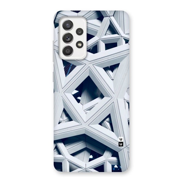 Abstract White Lines Back Case for Galaxy A52