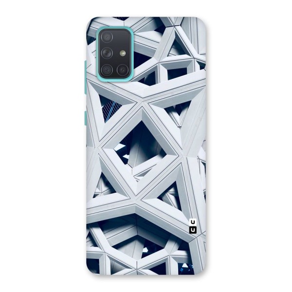 Abstract White Lines Back Case for Galaxy A71