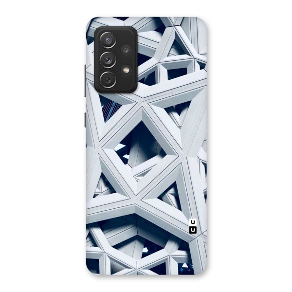 Abstract White Lines Back Case for Galaxy A72