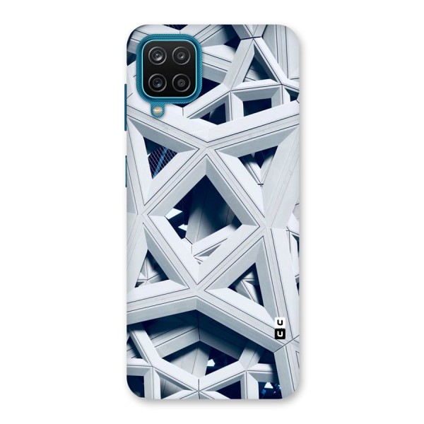 Abstract White Lines Back Case for Galaxy F12