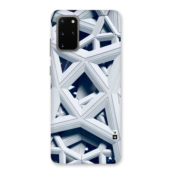 Abstract White Lines Back Case for Galaxy S20 Plus