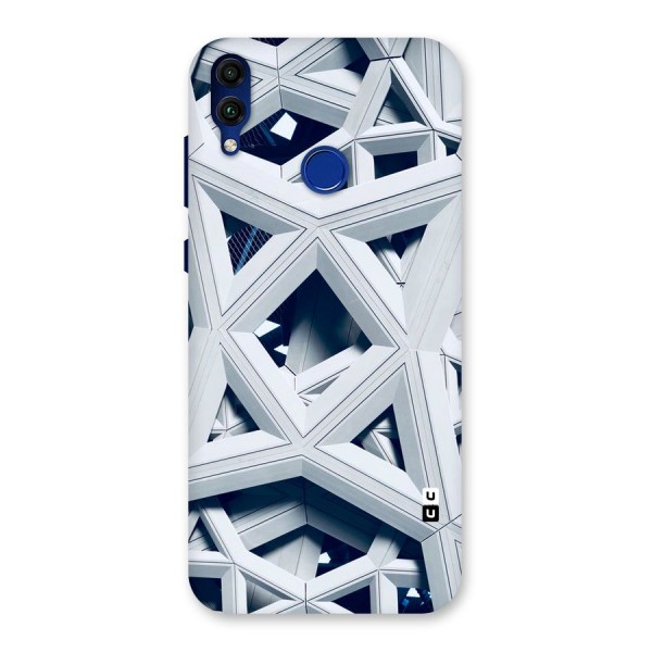 Abstract White Lines Back Case for Honor 8C