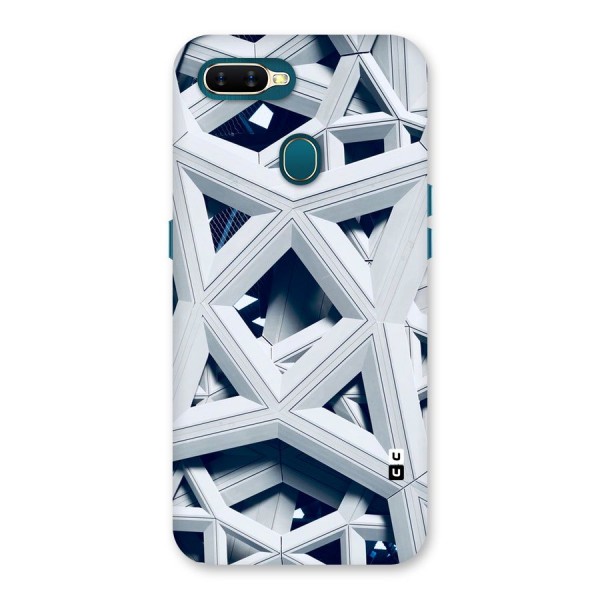 Abstract White Lines Back Case for Oppo A12