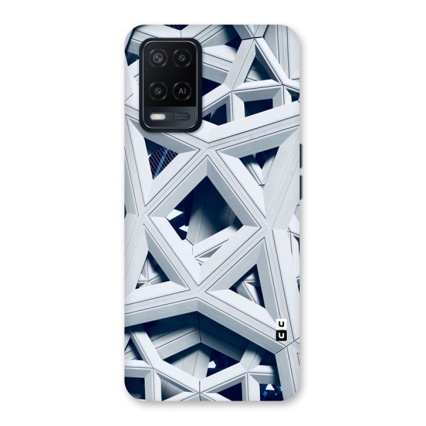 Abstract White Lines Back Case for Oppo A54