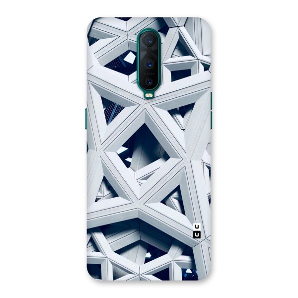 Abstract White Lines Back Case for Oppo R17 Pro