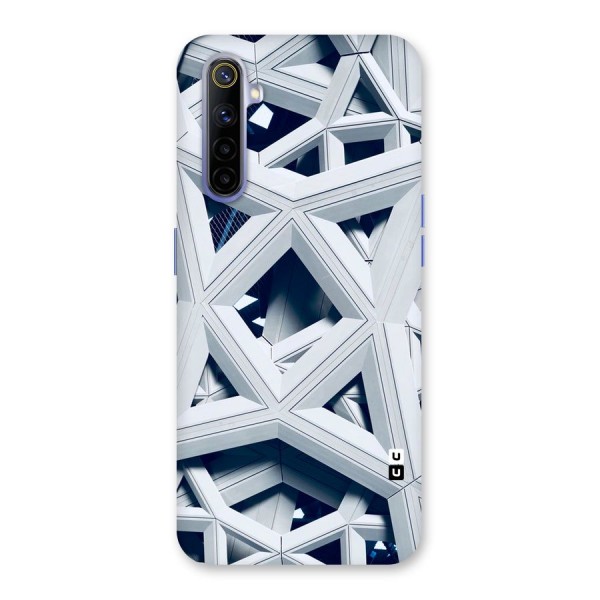 Abstract White Lines Back Case for Realme 6