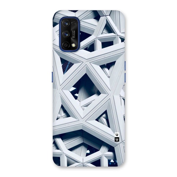 Abstract White Lines Back Case for Realme 7 Pro