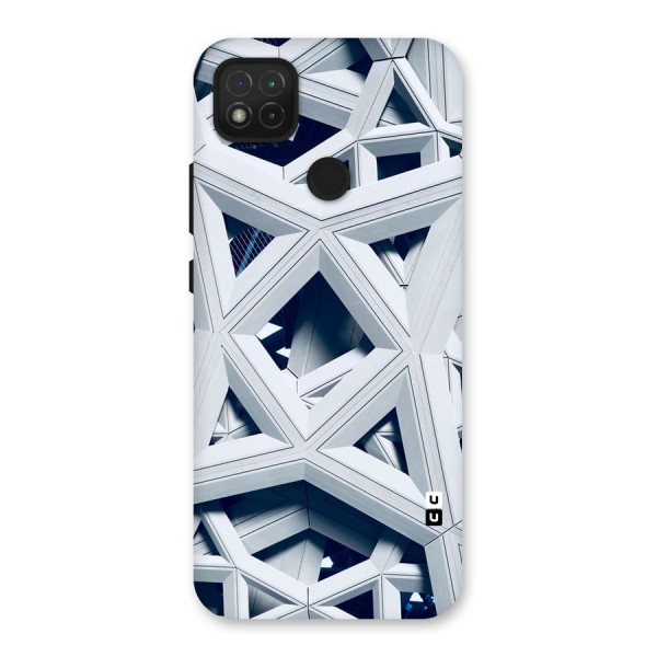 Abstract White Lines Back Case for Redmi 9C