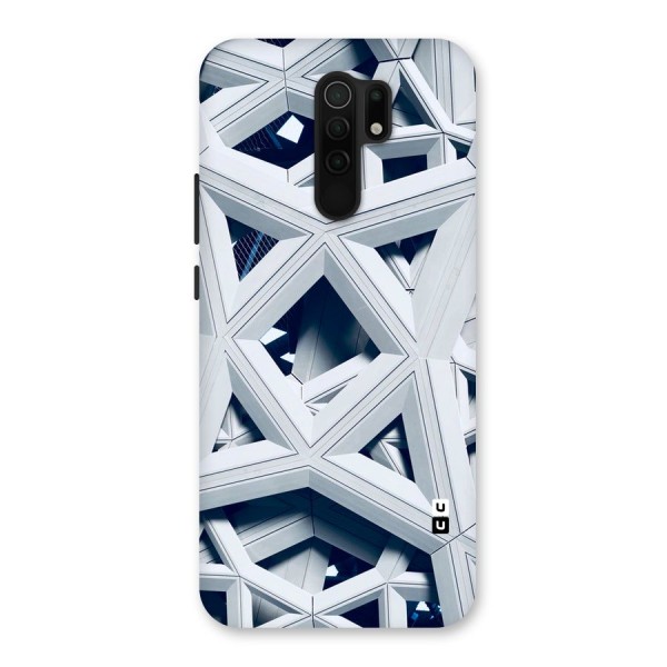 Abstract White Lines Back Case for Redmi 9 Prime