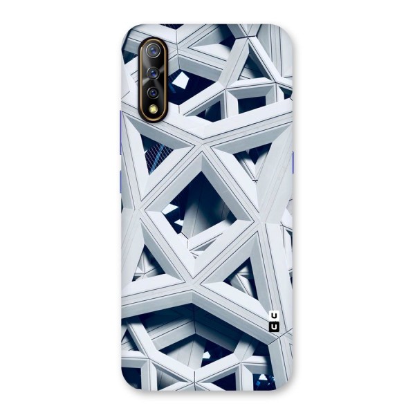 Abstract White Lines Back Case for Vivo S1