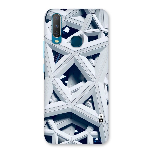 Abstract White Lines Back Case for Vivo U10