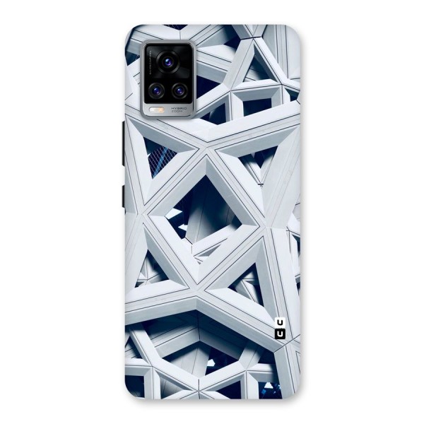 Abstract White Lines Back Case for Vivo V20 Pro