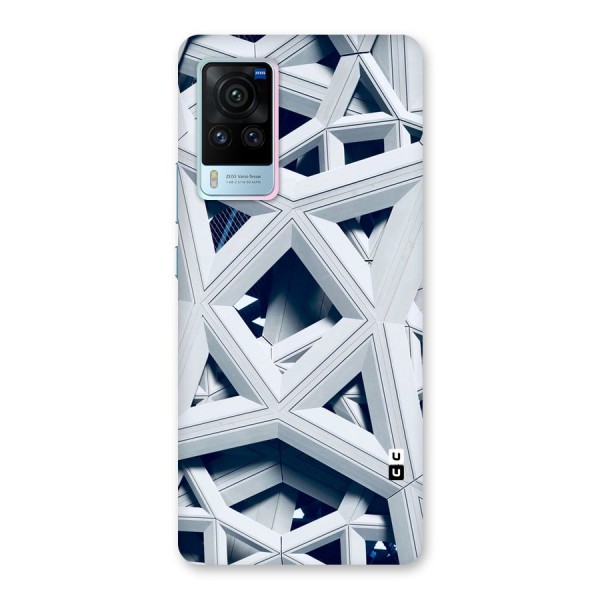 Abstract White Lines Back Case for Vivo X60 Pro