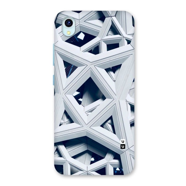 Abstract White Lines Back Case for Vivo Y1s