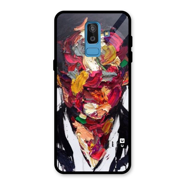 Acrylic Face Glass Back Case for Galaxy J8