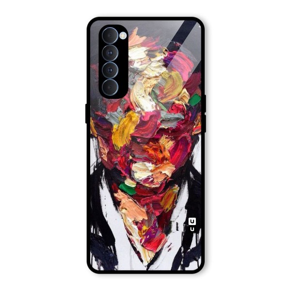 Acrylic Face Glass Back Case for Oppo Reno4 Pro