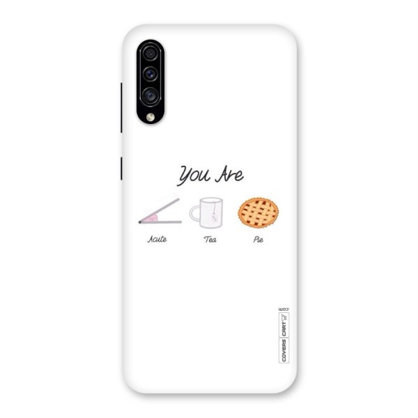 Acute Tea Pie Back Case for Galaxy A30s