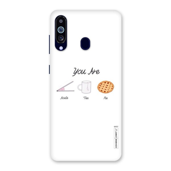 Acute Tea Pie Back Case for Galaxy A60