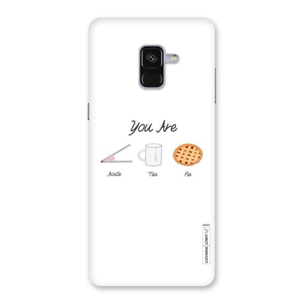 Acute Tea Pie Back Case for Galaxy A8 Plus