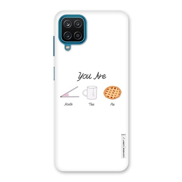 Acute Tea Pie Back Case for Galaxy F12