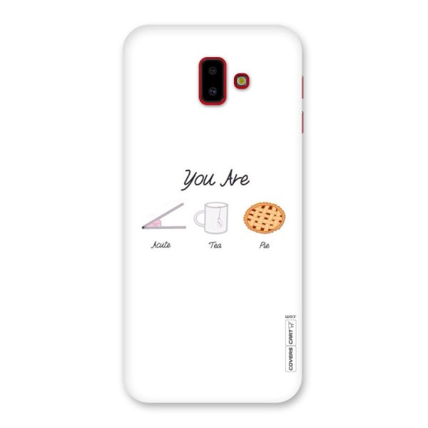 Acute Tea Pie Back Case for Galaxy J6 Plus