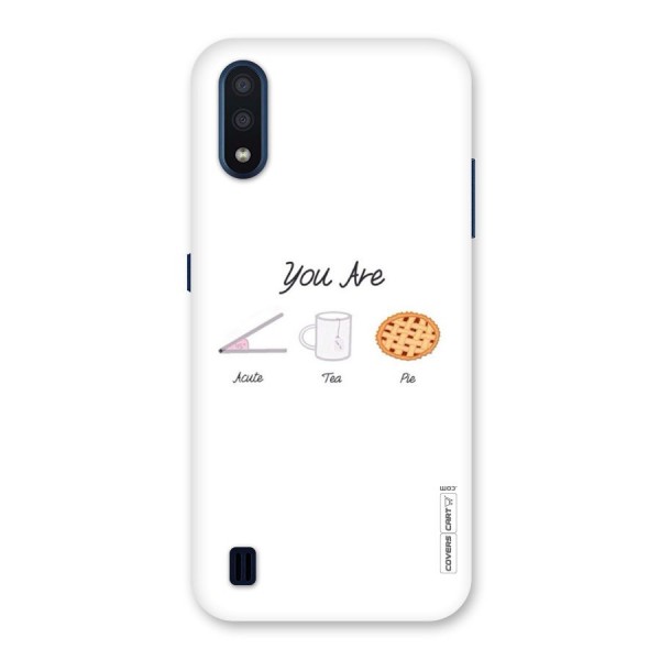 Acute Tea Pie Back Case for Galaxy M01