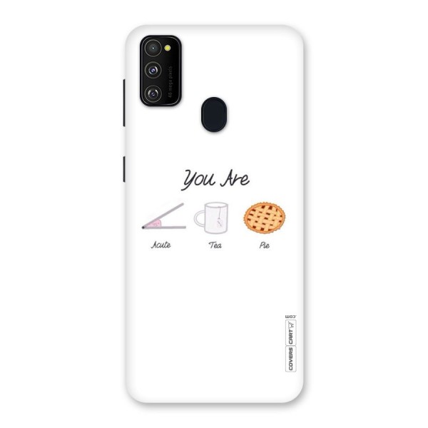 Acute Tea Pie Back Case for Galaxy M21